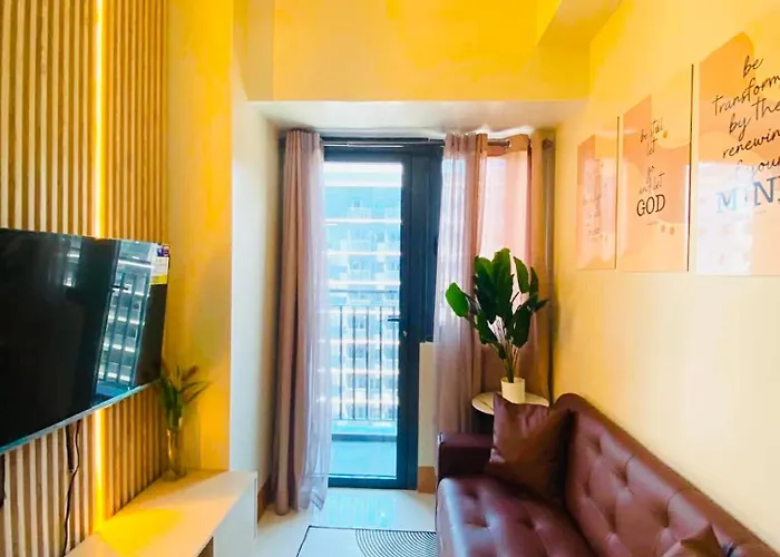 1bedroom With Balcony Poolview At Shore3 Near Moa And Naia With Netflix And Pool Newlyturnover Unit مانيلا