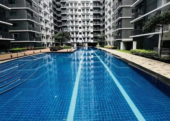 1bedroom With Balcony Poolview At Shore3 Near Moa And Naia With Netflix And Pool Newlyturnover Unit شقة مانيلا