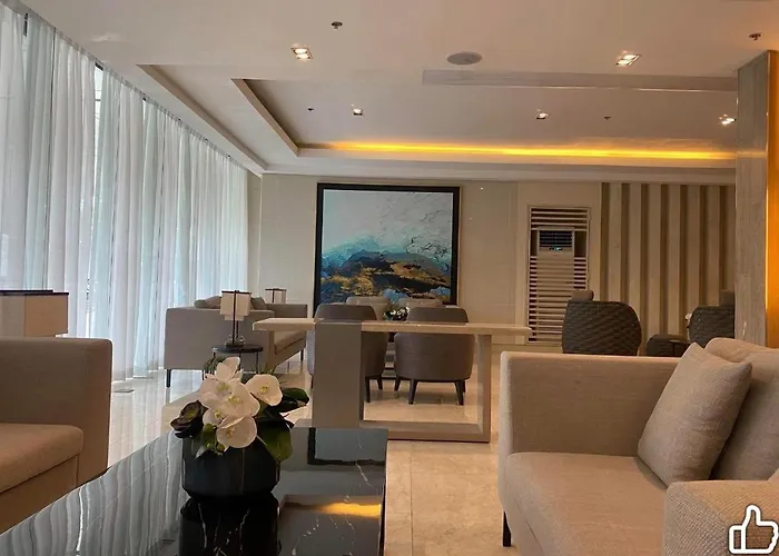 1bedroom With Balcony Poolview At Shore3 Near Moa And Naia With Netflix And Pool Newlyturnover Unit مانيلا