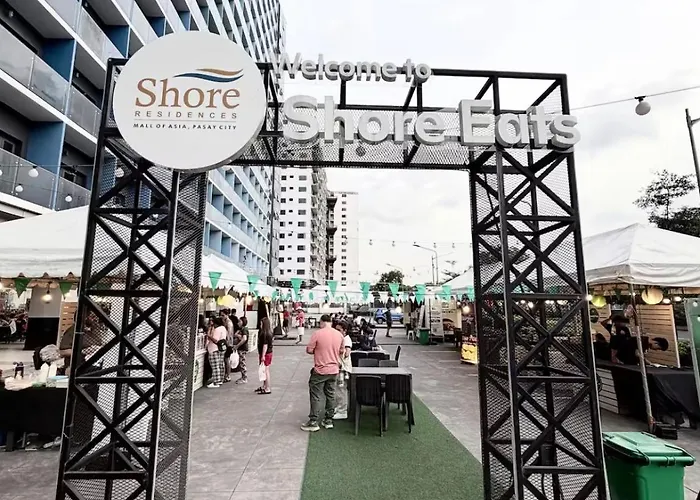 1bedroom With Balcony Poolview At Shore3 Near Moa And Naia With Netflix And Pool Newlyturnover Unit شقة *